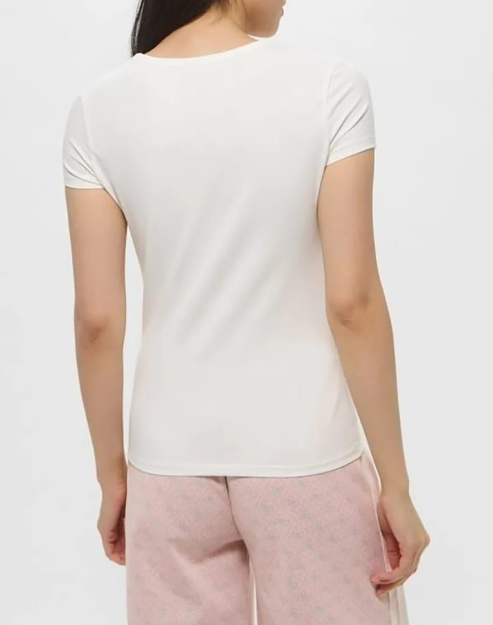 GUESS NEW KIARA SS T-SHIRT ΜΠΛΟΥΖΑ ΓΥΝΑΙΚΕΙΟ V5GI20J1314-G6K5 OffWhite