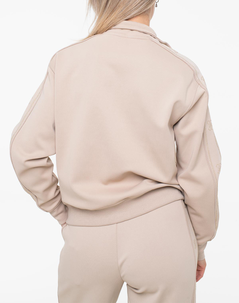 GUESS OCTAVIA HIGH NECK FULL-ZIP SWE ΦΟΥΤΕΡ ΓΥΝΑΙΚΕΙΟ V5BQ15KCX22-G1BW SandyBrown