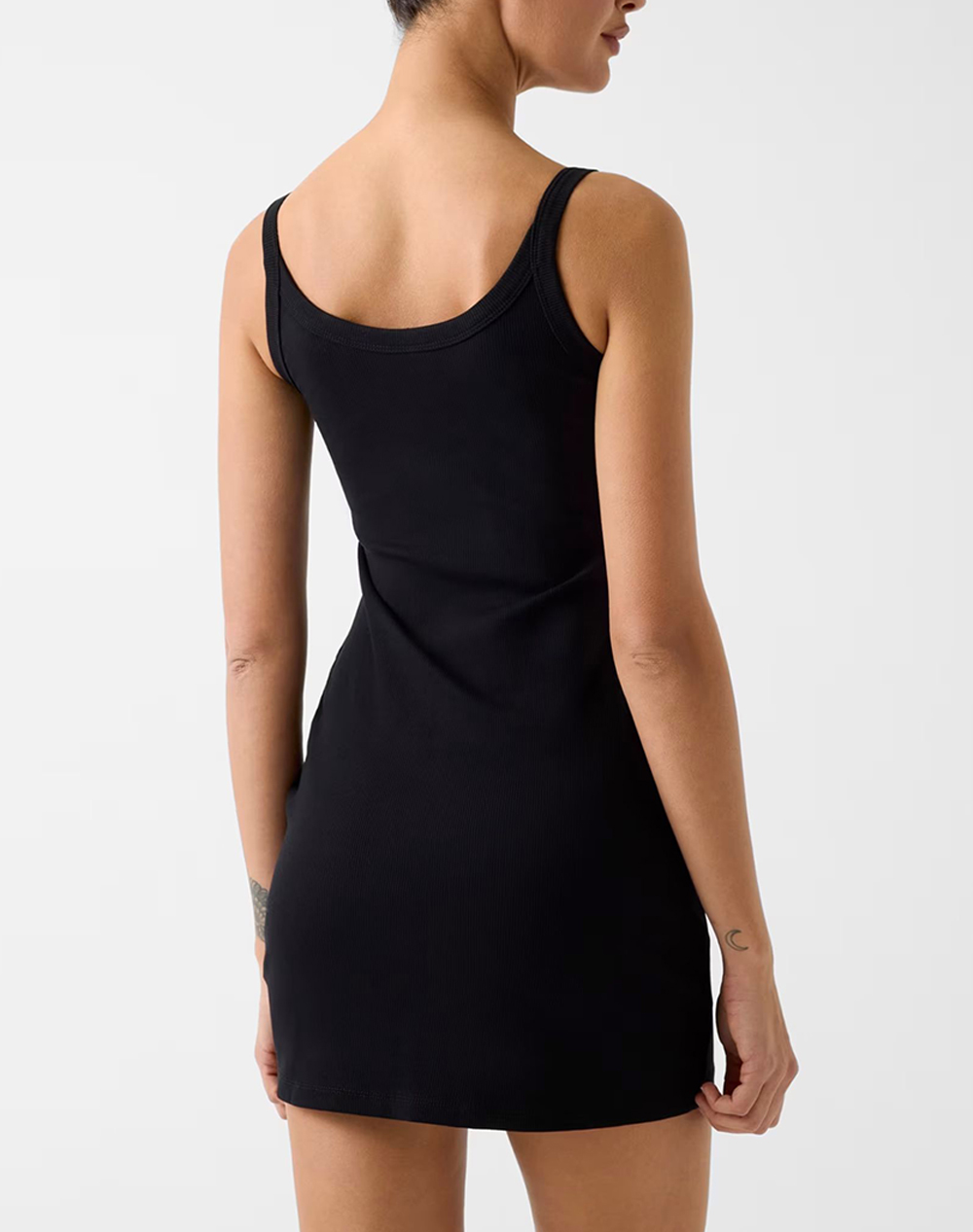 GUESS STELLA RIB SHORT DRESS ΦΟΡΕΜΑ ΓΥΝΑΙΚΕΙΟ V6GK11K3181-JBLK Black