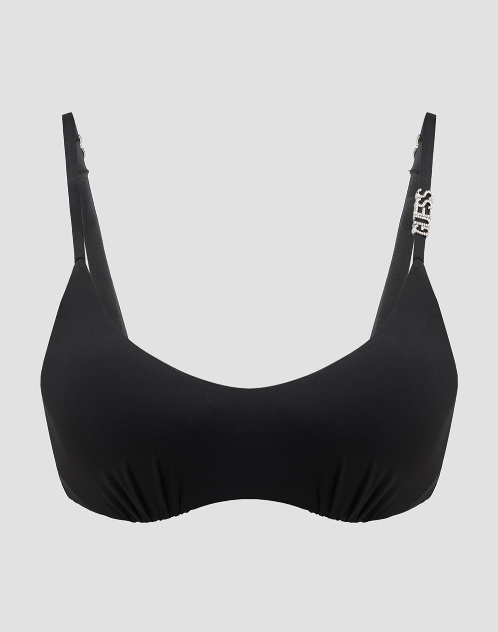 Guess Γυναικείο Bikini Bra Μαύρο Πολυαμίδιο Ελαστάνη