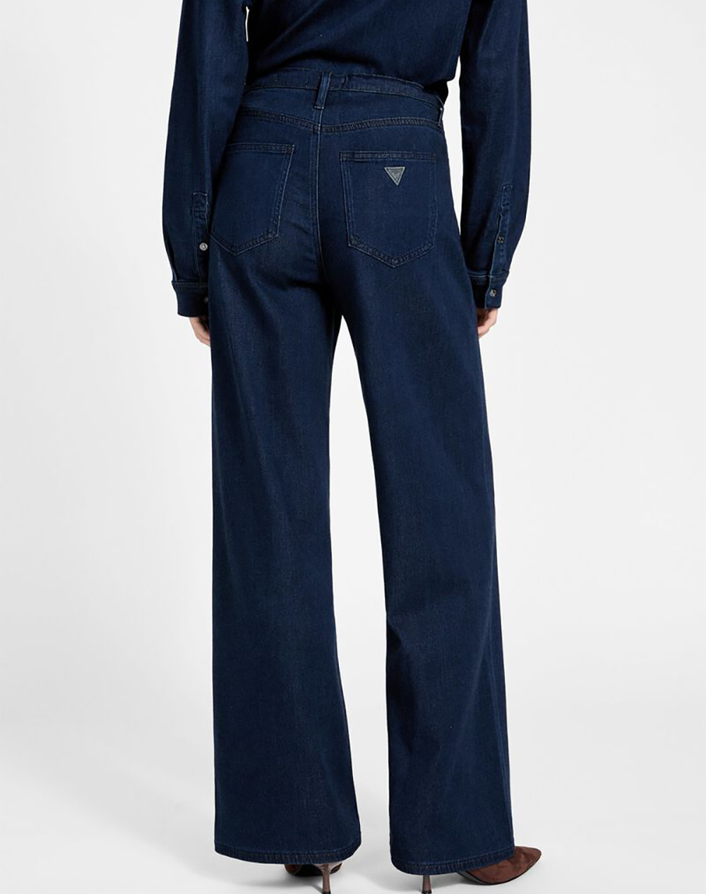 GUESS GUESS BLOSSOM WIDE LEG ΠΑΝΤΕΛΟΝΙ ΓΥΝΑΙΚΕΙΟ W6RA3OD6980-OKLN DenimDarkBlue - 2