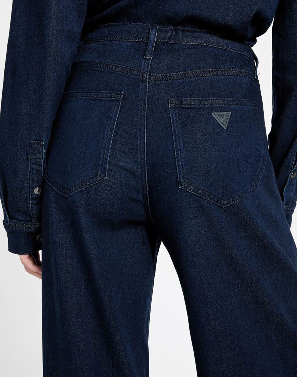 GUESS GUESS BLOSSOM WIDE LEG ΠΑΝΤΕΛΟΝΙ ΓΥΝΑΙΚΕΙΟ W6RA3OD6980-OKLN DenimDarkBlue - 3
