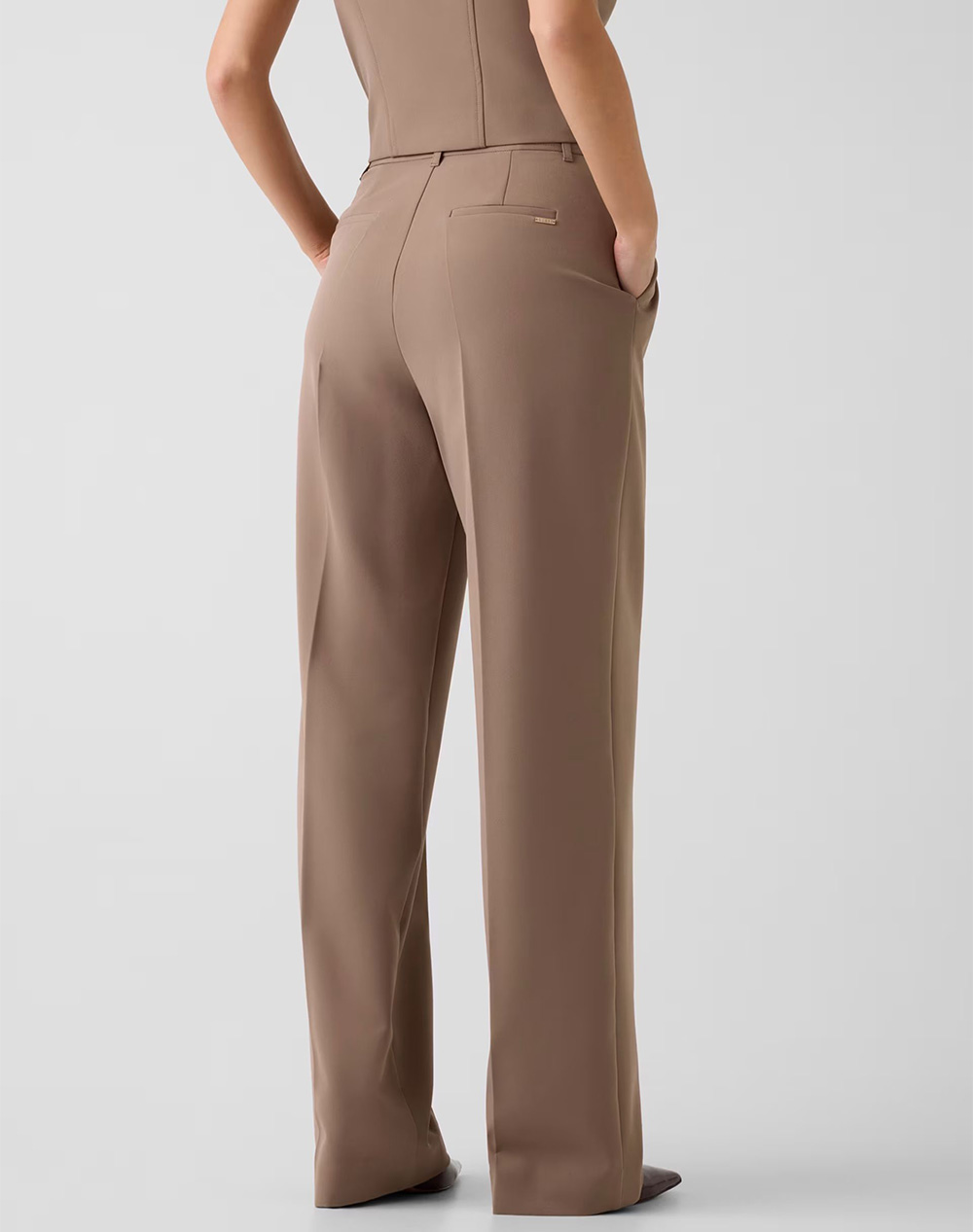 GUESS GUESS NAUSICA WIDE LEG PANT ΠΑΝΤΕΛΟΝΙ ΓΥΝΑΙΚΕΙΟ W6RB02WH9Y2-G1EC SandyBrown - 2
