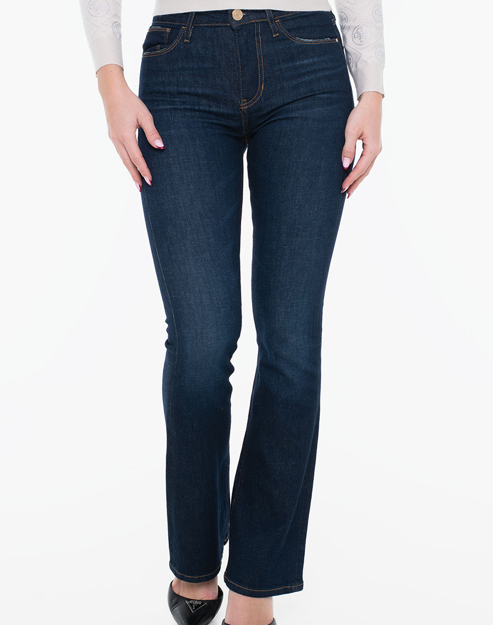 GUESS SEXY FLARE ΠΑΝΤΕΛΟΝΙ ΓΥΝΑΙΚΕΙΟ W6RA0LD6881-BLJO DenimBlue