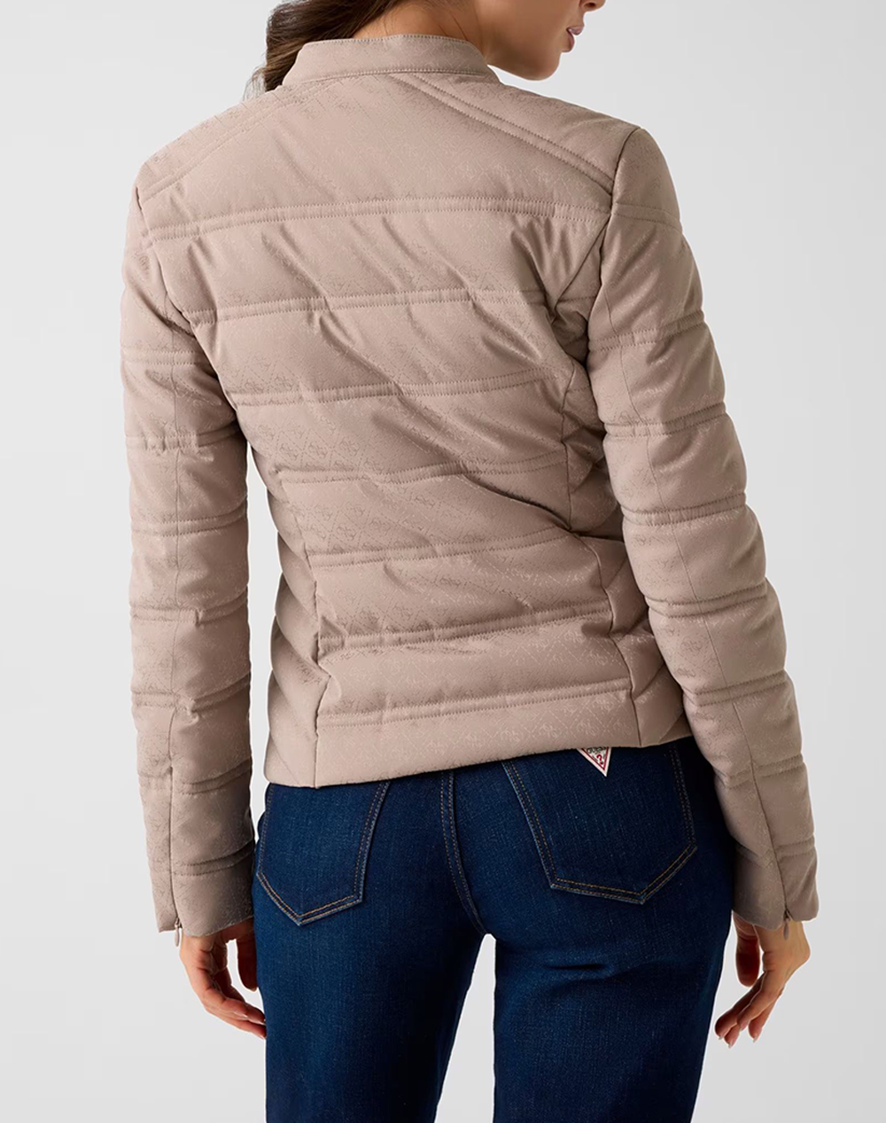 GUESS GUESS NEW VONA LOGO JACKET ΜΠΟΥΦΑΝ ΓΥΝΑΙΚΕΙΟ W6RL02WJ492-A10L Biege - 2