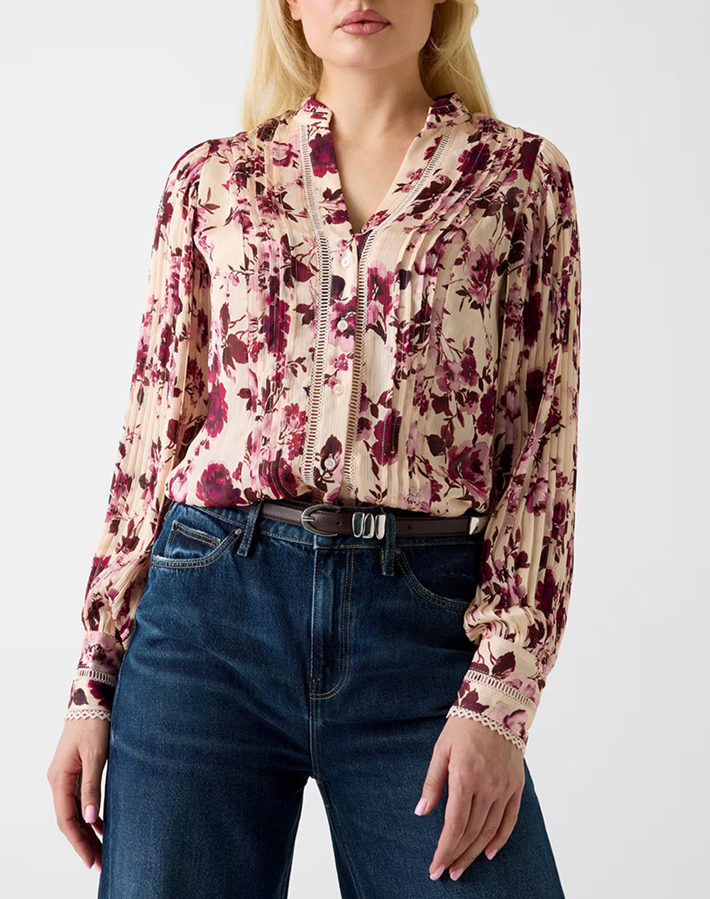 GUESS NEW JOSETTE LS TOP ΠΟΥΚΑΜΙΣΟ ΓΥΝΑΙΚΕΙΟ W5RH16WDW82-PM6I Mixed