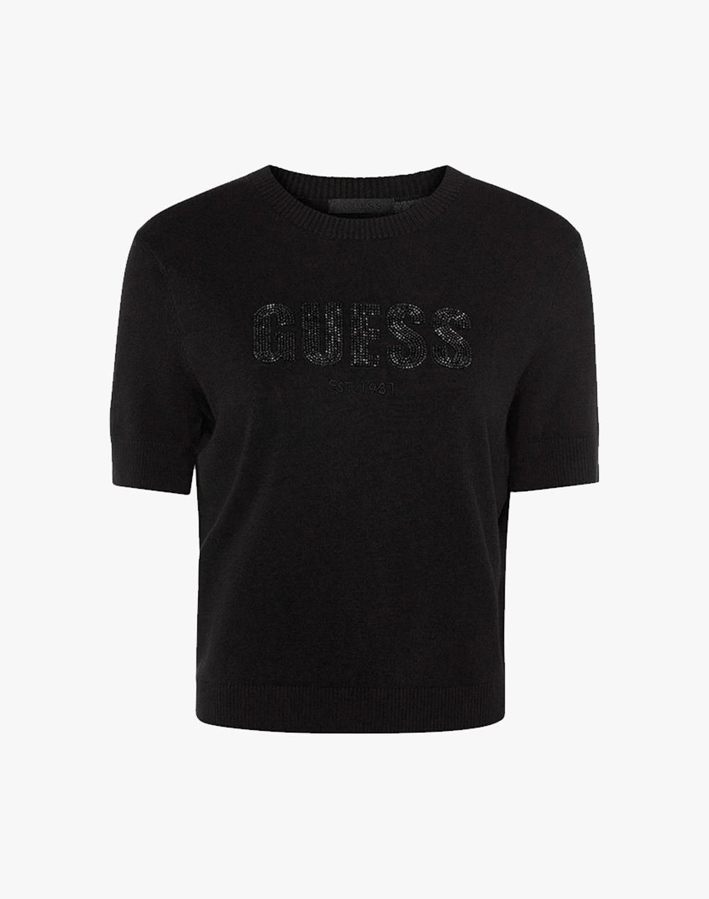 GUESS SS CN NORAH LOGO SWTR ΠΛΕΚΤΟ ΓΥΝΑΙΚΕΙΟ W6RR47Z2NQ2-JBLK Black