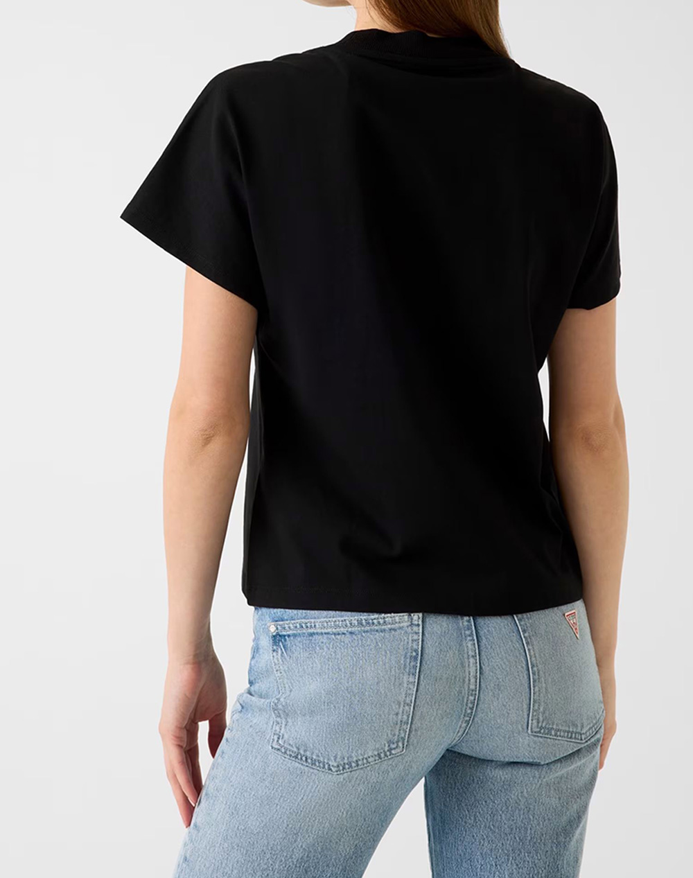 GUESS SS CN POPCORN TEE ΜΠΛΟΥΖΑ ΓΥΝΑΙΚΕΙΟ W6RI28I3Z14-JBLK Black