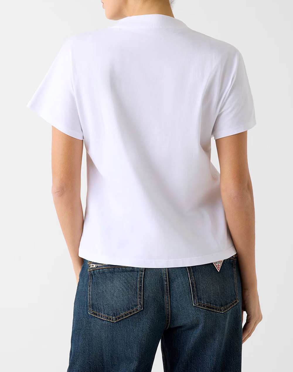 GUESS SS CN POPCORN TEE ΜΠΛΟΥΖΑ ΓΥΝΑΙΚΕΙΟ W6RI28I3Z14-G011 White