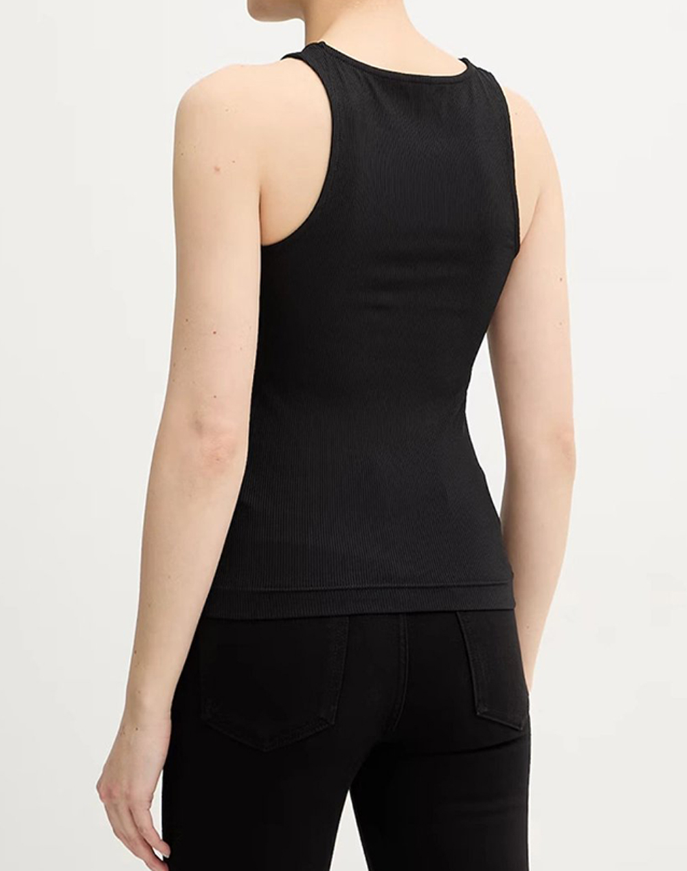 GUESS SL ROUND NK GUENDALINA TOP ΜΠΛΟΥΖΑ ΓΥΝΑΙΚΕΙΟ W6RP39KD092-JBLK Black