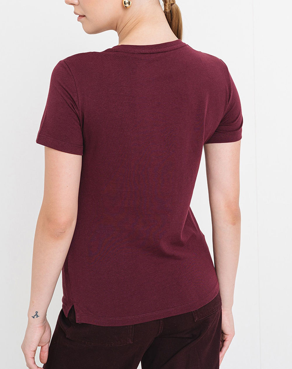 GUESS SS CN ORIGINAL TEE ΜΠΛΟΥΖΑ ΓΥΝΑΙΚΕΙΟ W1YI1BI3Z14-G596 Bordeux