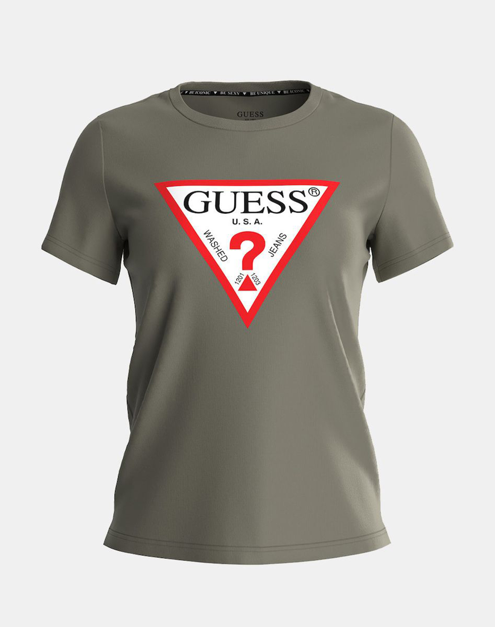 GUESS SS CN ORIGINAL TEE ΜΠΛΟΥΖΑ ΓΥΝΑΙΚΕΙΟ W1YI1BI3Z14-G9D5 Khaki