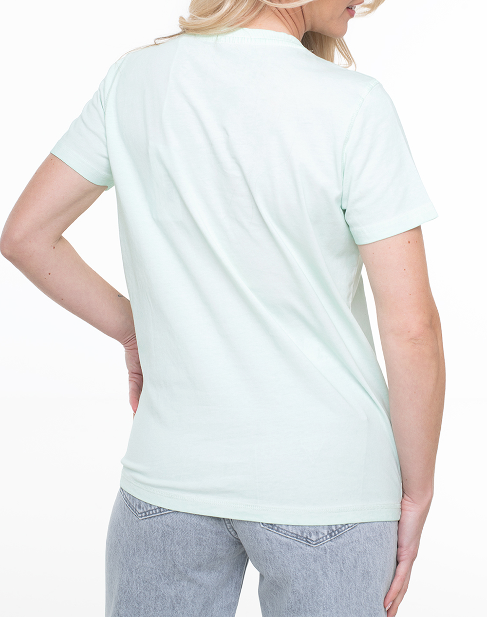 GUESS SS CN MINI STRASS TRIANGLE TEE ΜΠΛΟΥΖΑ ΓΥΝΑΙΚΕΙΟ W6GI10K3025-FBG8 MintGreen