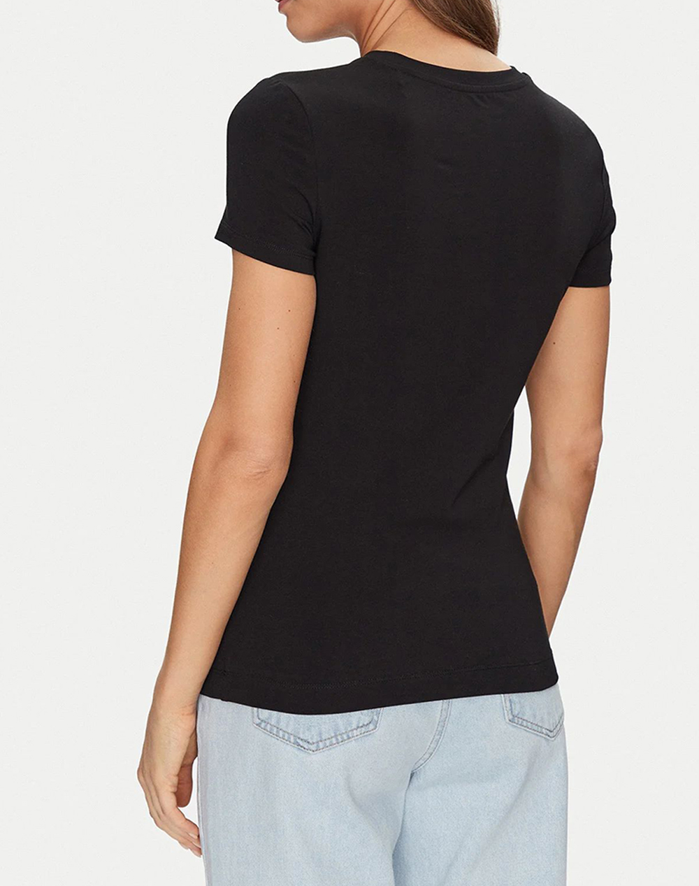 GUESS CN SS LOGO LACE TEE ΜΠΛΟΥΖΑ ΓΥΝΑΙΚΕΙΟ W5GI04J1314-JBLK Black