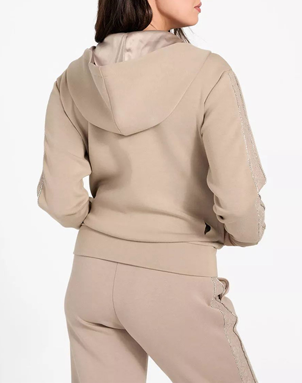 GUESS GUESS NEW HOODED SCUBA SWEATSHIRT ΦΟΥΤΕΡ ΓΥΝΑΙΚΕΙΟ W6RQ12KBYE2-A10L Biege - 2