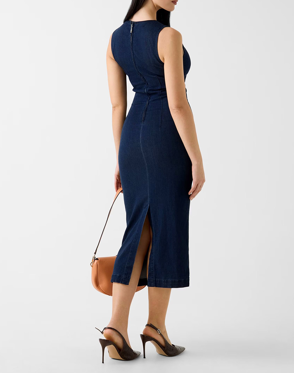 GUESS GUESS SL DAHLIA DENIM DRESS ΦΟΡΕΜΑ ΓΥΝΑΙΚΕΙΟ W6RK72D6980-OKLN DenimDarkBlue - 2