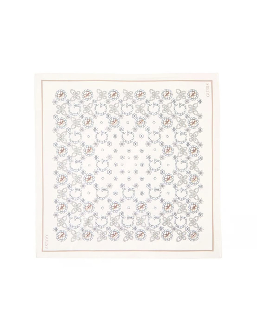 GUESS FOULARD 90X90 ΑΞΕΣΟΥΑΡ ΓΥΝΑΙΚΕΙΟ AW5457POL03-OFF OffWhite