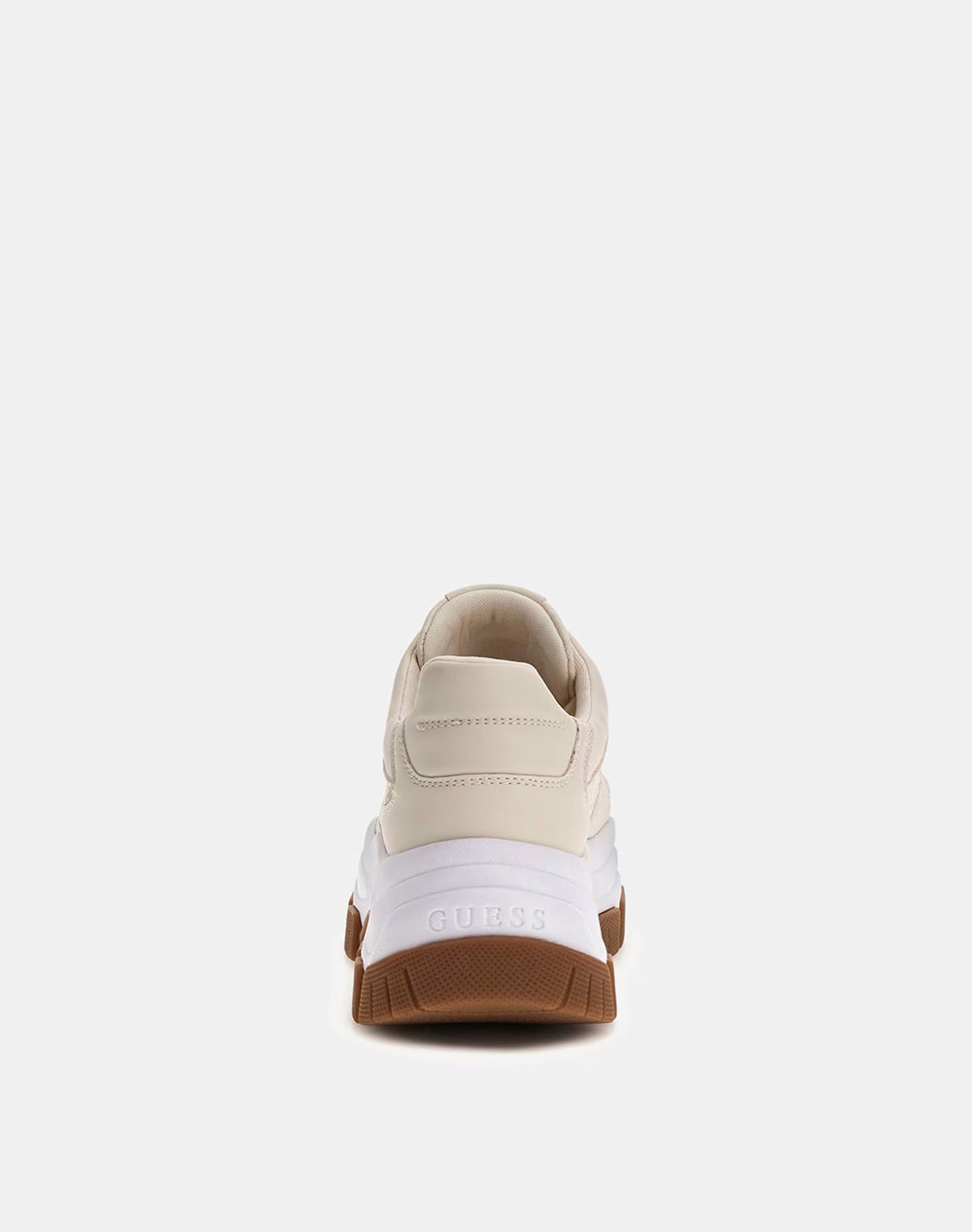 Guess Berrett2 Παπουτσι Γυναικείο Flfbrtpel12-Cream Cream Γυναικεία παπούτσια Sneakers Politikos Shop Πολιτικός