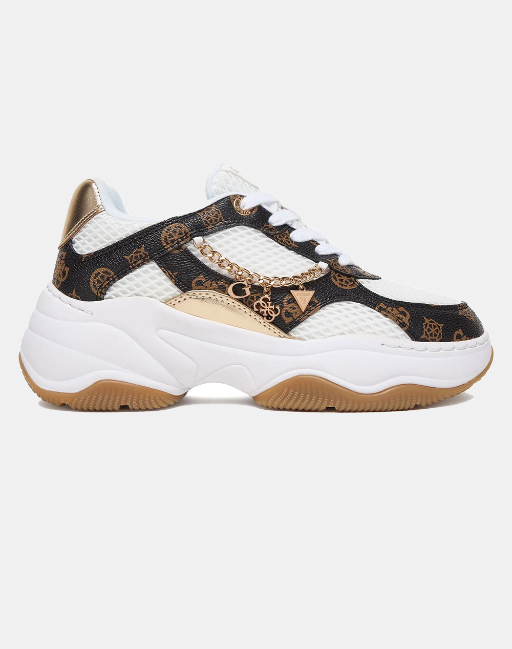 GUESS HARPAA ΠΑΠΟΥΤΣΙ ΓΥΝΑΙΚΕΙΟ FLPHARFAL12-WHIBR OffWhite