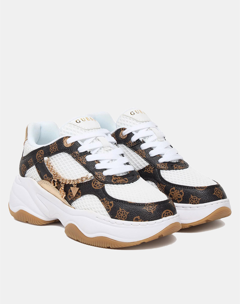 GUESS HARPAA ΠΑΠΟΥΤΣΙ ΓΥΝΑΙΚΕΙΟ FLPHARFAL12-WHIBR OffWhite