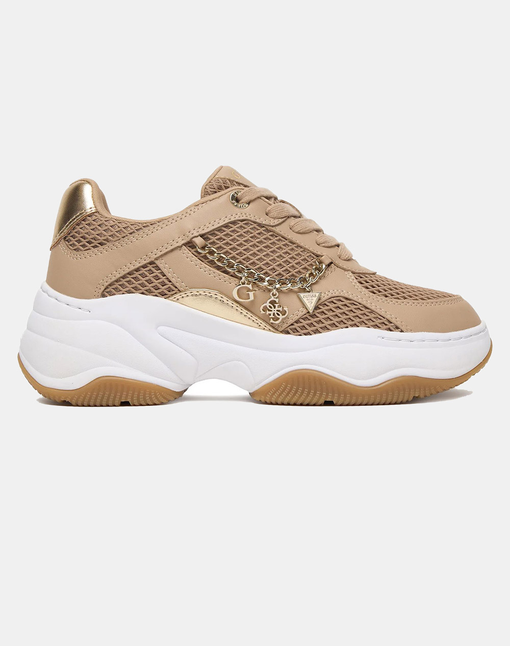 GUESS HARPAA ΠΑΠΟΥΤΣΙ ΓΥΝΑΙΚΕΙΟ FLPHARELE12-OAT SandyBrown