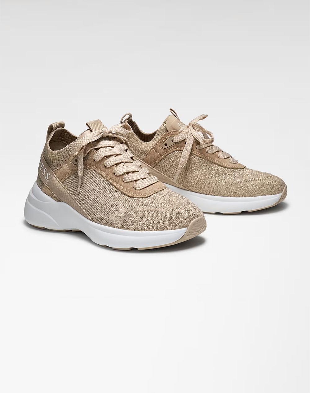 GUESS ΑΚΥΡΟ MILDRID ΠΑΠΟΥΤΣΙ ΓΥΝΑΙΚΕΙΟ FLJMLDFAB12-PLATI Gold