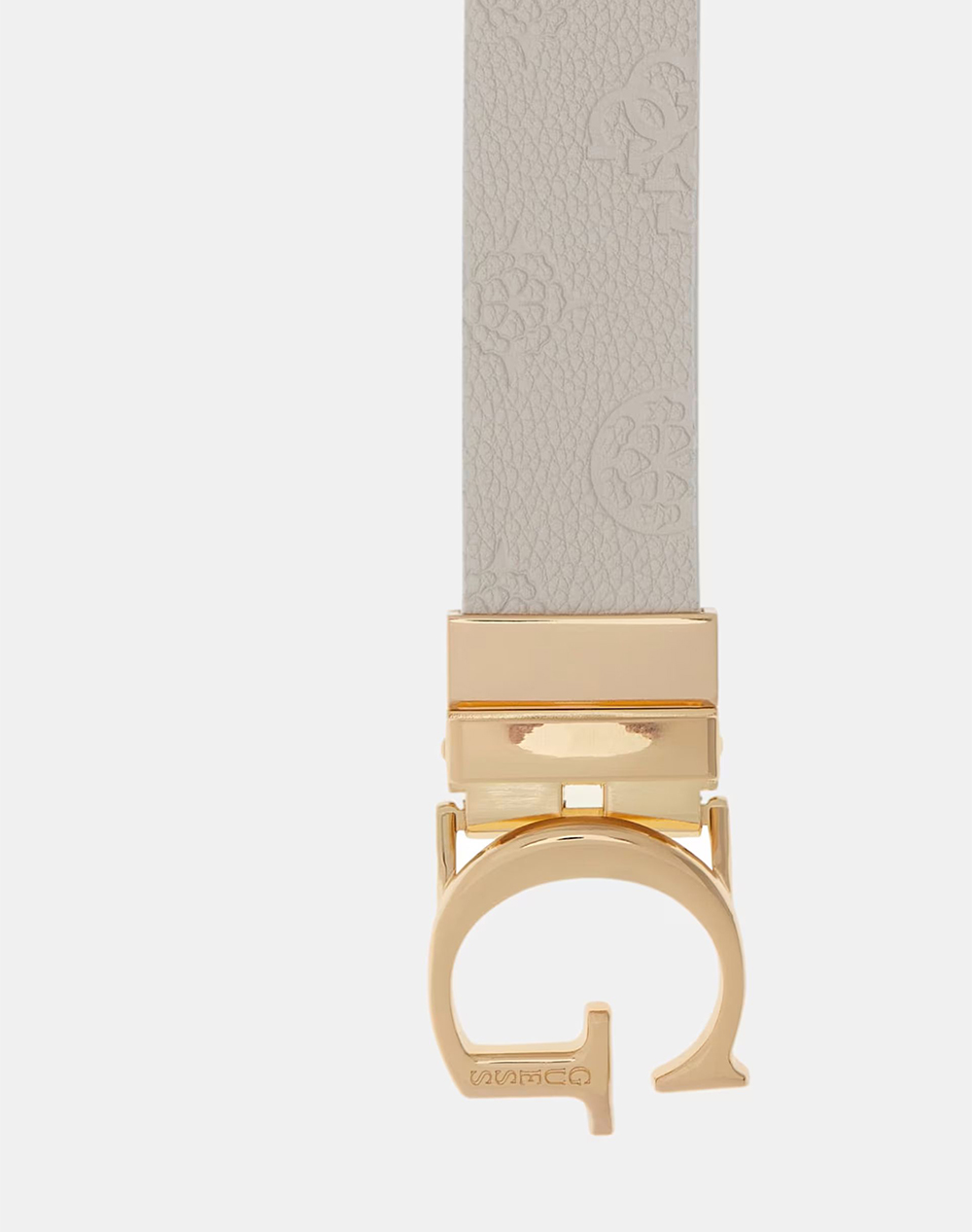 Guess Ella Logo Adj Rev Pant Belt Ζωνη Γυναικείο Bw7861P3430-Drm Cream Γυναικεία αξεσουάρ Ζωνες Politikos Shop Πολιτικός