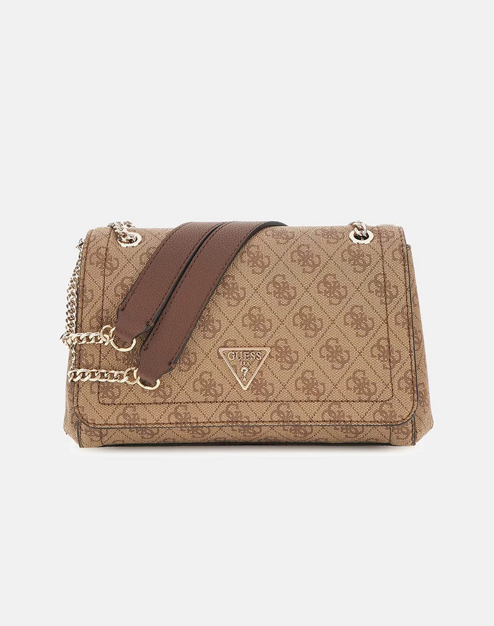 GUESS NOELLE II CNVRTBLE XBODY FLAP ΤΣΑΝΤΑ ΓΥΝΑΙΚΕΙΟ HWBG9672210-LGW SandyBrown