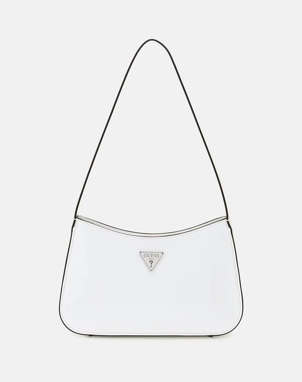 GUESS ΑΚΥΡΟ ARNELA TOP ZIP SHOULDER BAG ΤΣΑΝΤΑ ΓΥΝΑΙΚΕΙΟ HWNY9496170-WHI White