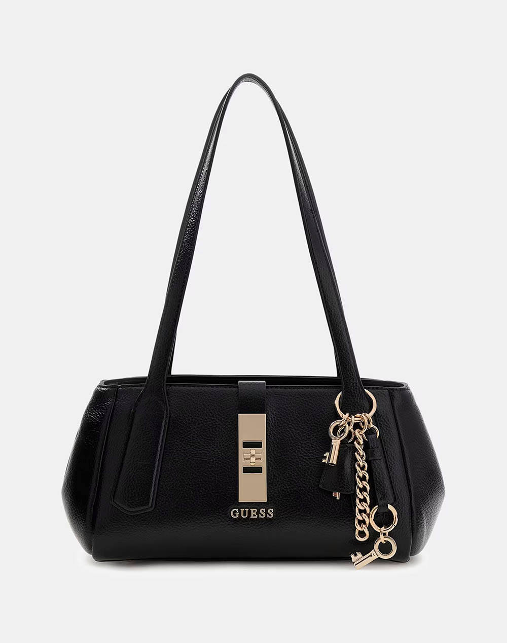 GUESS BROOKE SHOULDER SATCHEL ΤΣΑΝΤΑ ΓΥΝΑΙΚΕΙΟ HWBG9897080-BLA Black