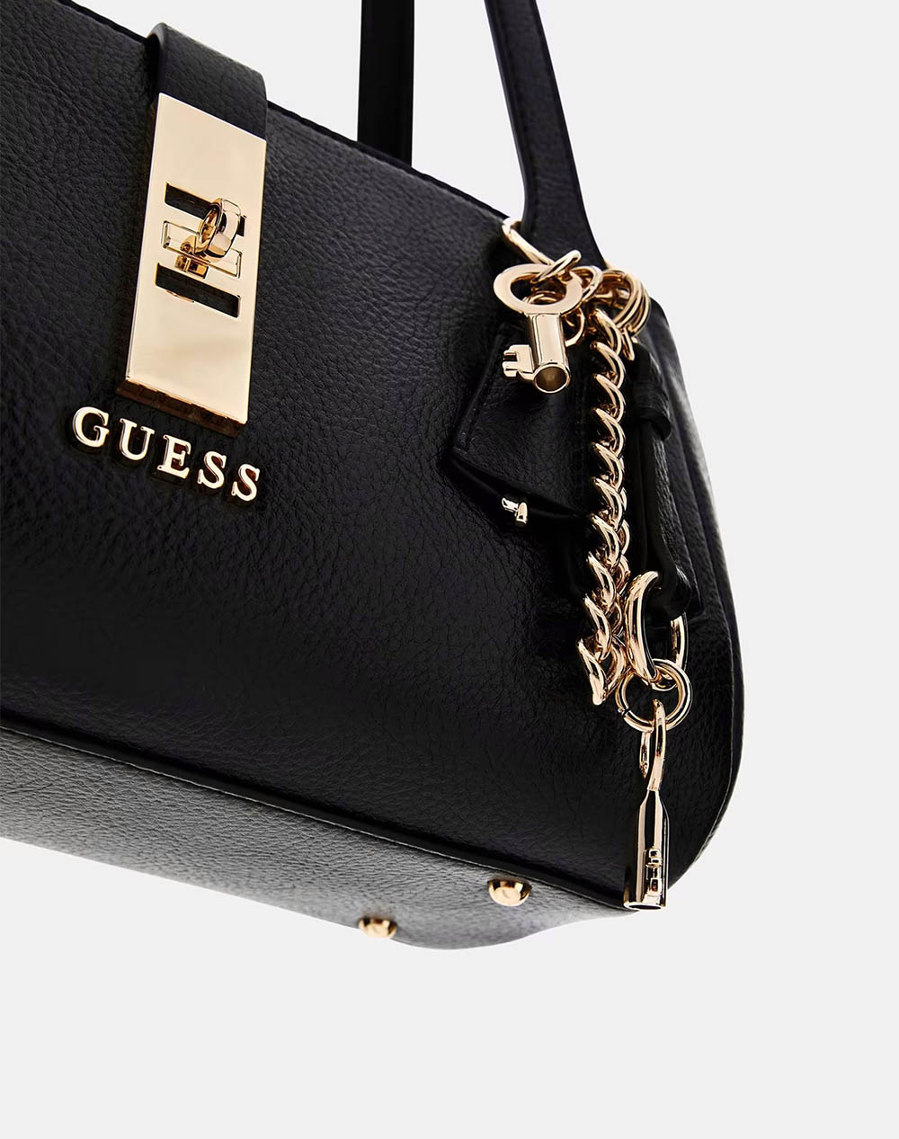Guess Brooke Shoulder Satchel Τσάντα Γυναικείο Hwbg9897080-Bla Black Γυναικεία αξεσουάρ τσάντες Politikos Shop Πολιτικός
