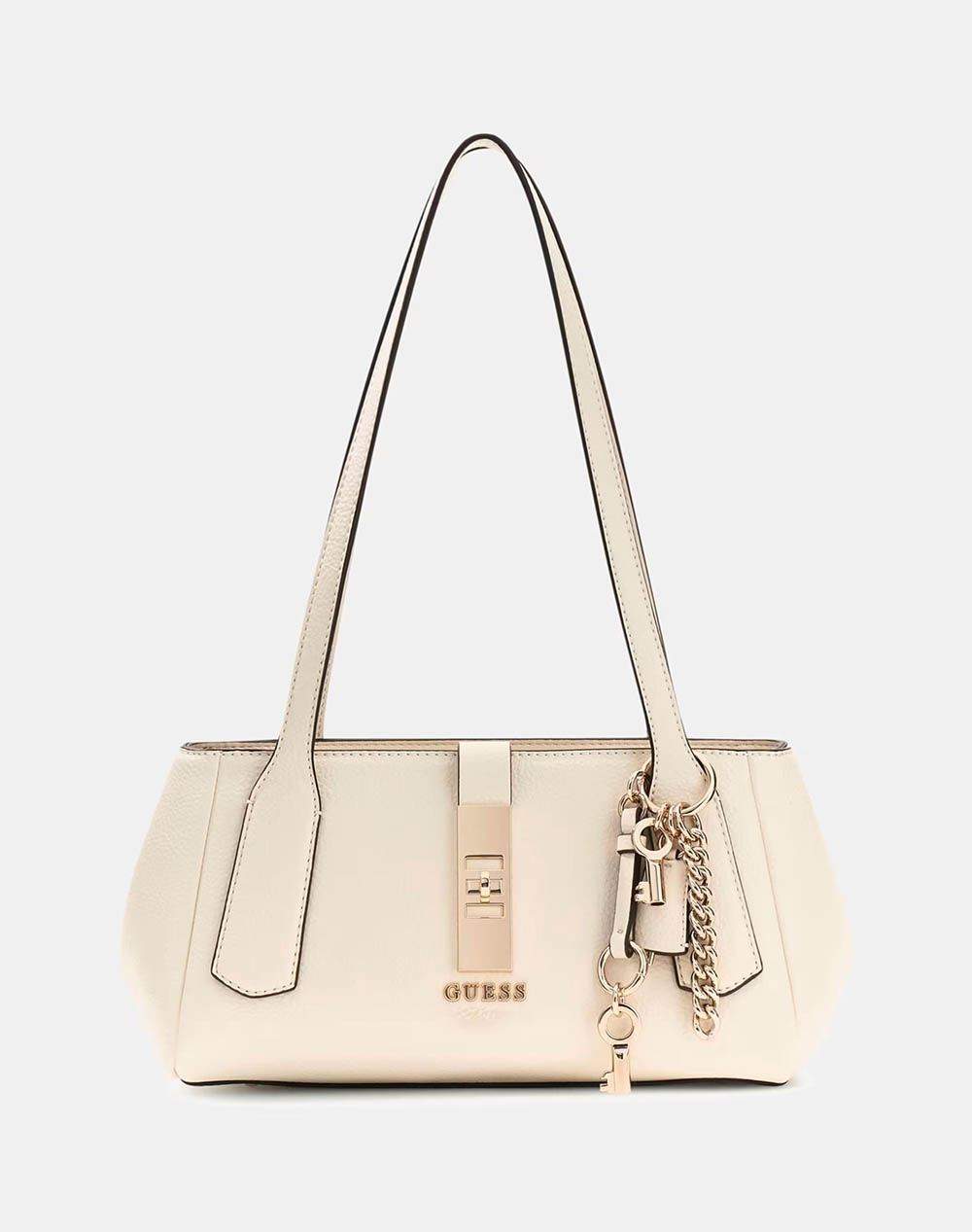 GUESS BROOKE SHOULDER SATCHEL ΤΣΑΝΤΑ ΓΥΝΑΙΚΕΙΟ HWBG9897080-OFF OffWhite