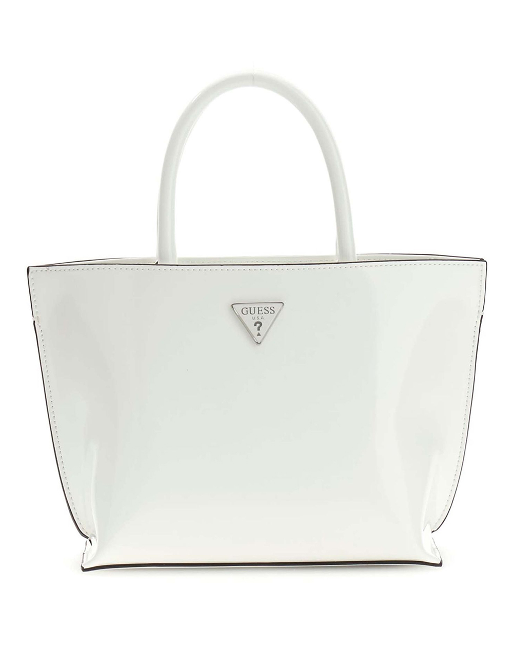 Guess Ακυρο Arnela Mini Tote Τσάντα Γυναικείο Hwny9496750-Whi White Γυναικεία αξεσουάρ τσάντες Politikos Shop Πολιτικός