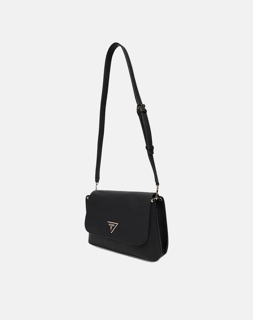 Guess Meridian Ii Flap Crossbody Τσάντα Γυναικείο Hwbg6974200-Bla Black Γυναικεία αξεσουάρ τσάντες Politikos Shop Πολιτικός