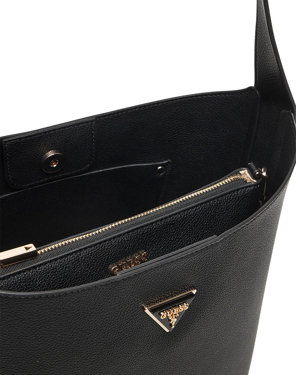 Guess Meridian Ii Bucket Τσάντα Γυναικείο Hwbg6974040-Bla Black Γυναικεία αξεσουάρ τσάντες Politikos Shop Πολιτικός