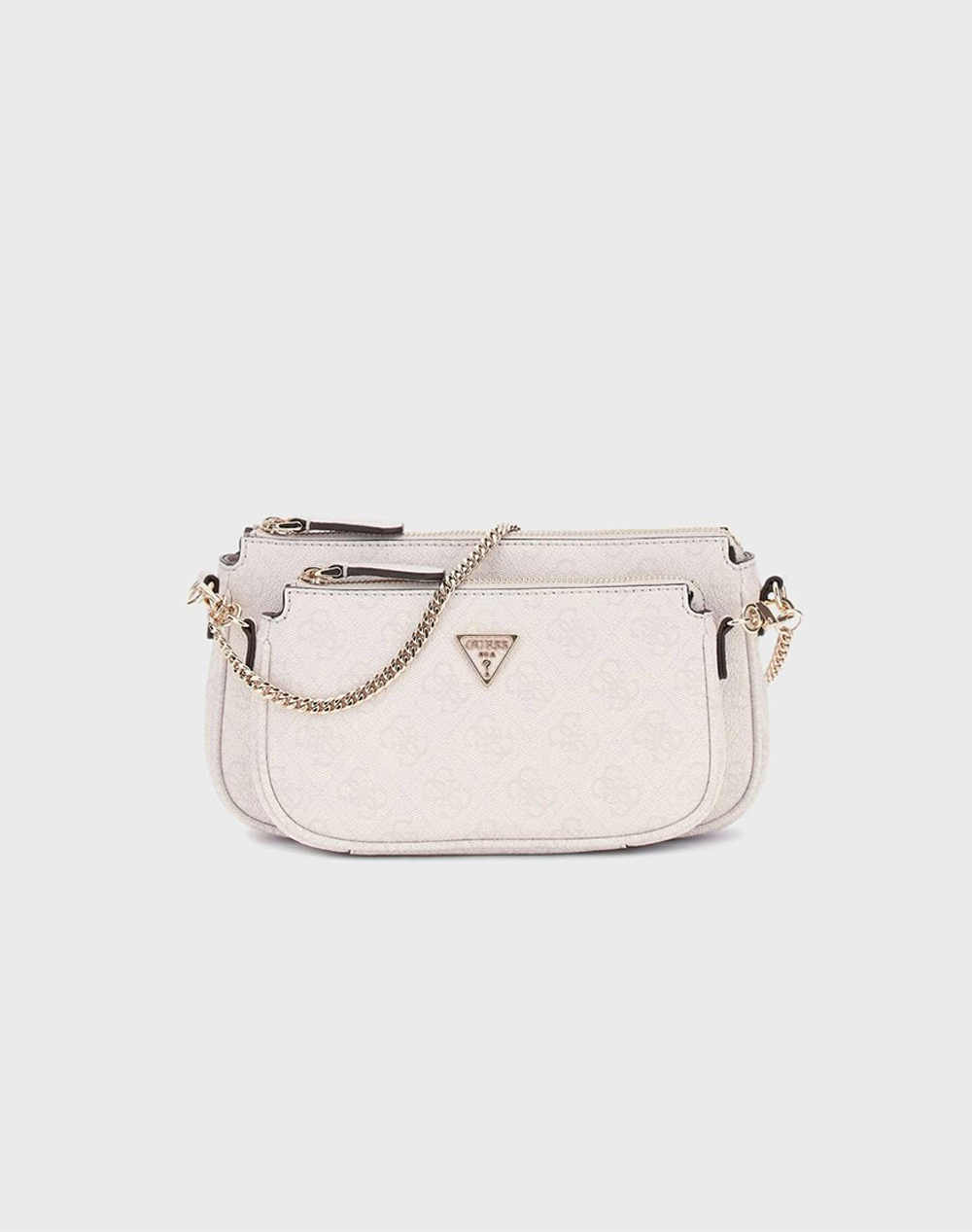 GUESS NOELLE II DBL POUCH CROSSBODY ΤΣΑΝΤΑ ΓΥΝΑΙΚΕΙΟ HWBG9672710-DKO Mixed