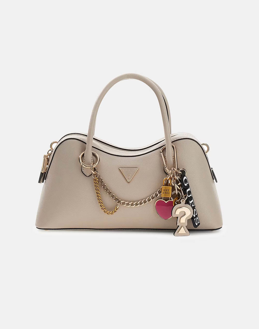 GUESS DAVINA SATCHEL ΤΣΑΝΤΑ ΓΥΝΑΙΚΕΙΟ HWBG9899060-LTA Cream