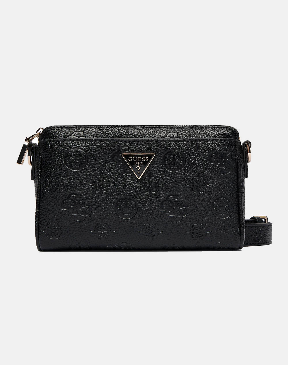 GUESS CRESIDIA II MINI XBODY TOP ZIP ΤΣΑΝΤΑ ΓΥΝΑΙΚΕΙΟ HWPD9888720-BLO TotalBlack