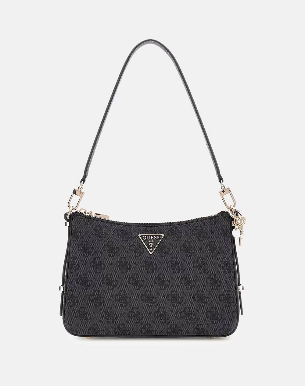 GUESS ECO ERICA TOP ZIP SHOULDER BAG ΤΣΑΝΤΑ ΓΥΝΑΙΚΕΙΟ HWESG951018-CLO Gray