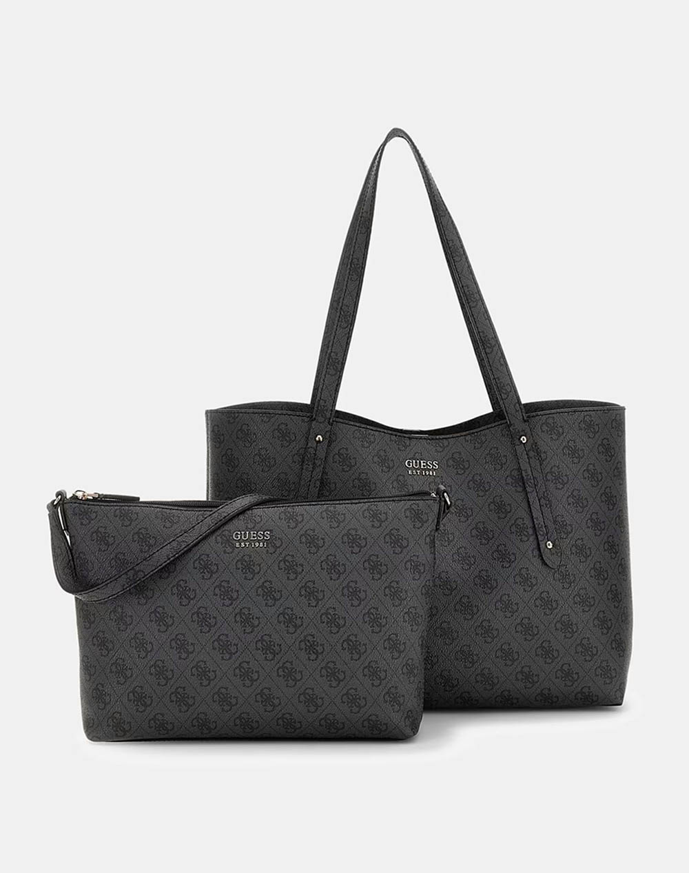 GUESS BRENTON TOTE ΤΣΑΝΤΑ ΓΥΝΑΙΚΕΙΟ HWLG9648230-CLO Gray