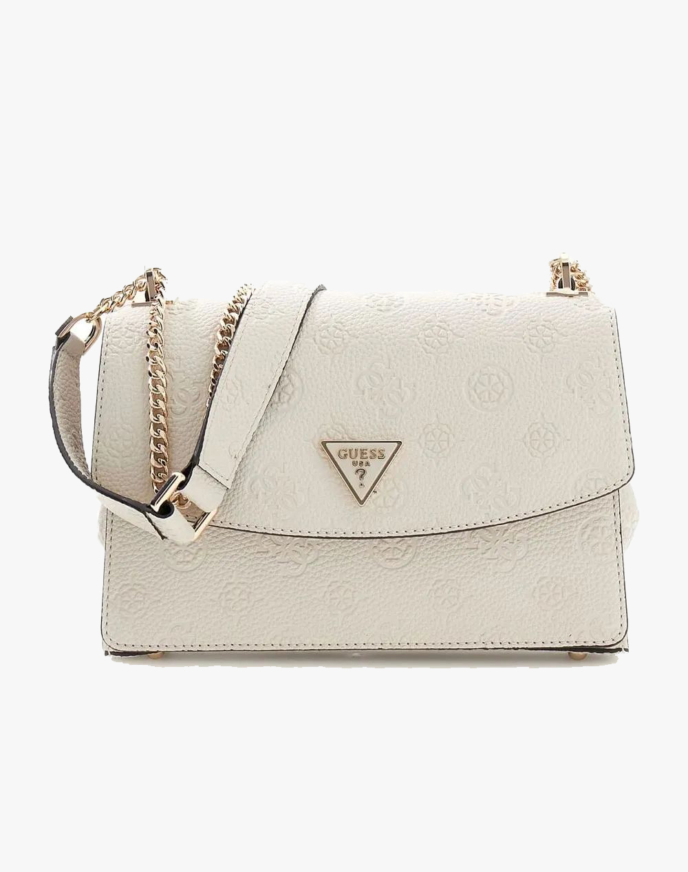 GUESS CRESIDIA II CNVRTBL XBODY FLAP ΤΣΑΝΤΑ ΓΥΝΑΙΚΕΙΟ HWPD9888210-OFL Ecru