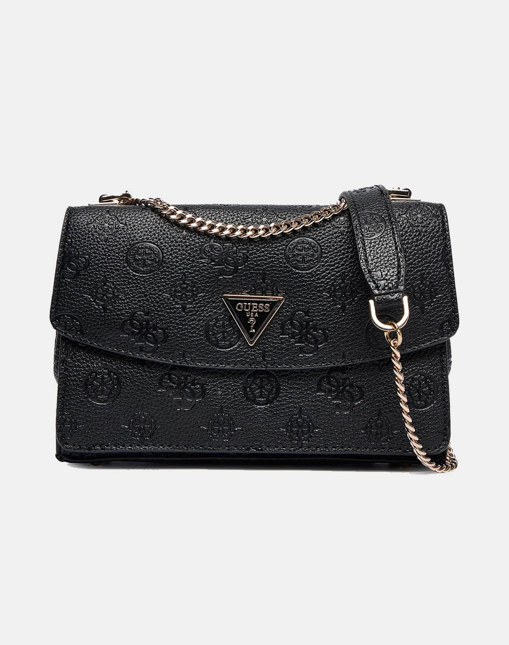 GUESS CRESIDIA II CNVRTBL XBODY FLAP ΤΣΑΝΤΑ ΓΥΝΑΙΚΕΙΟ HWPD9888210-BLO TotalBlack