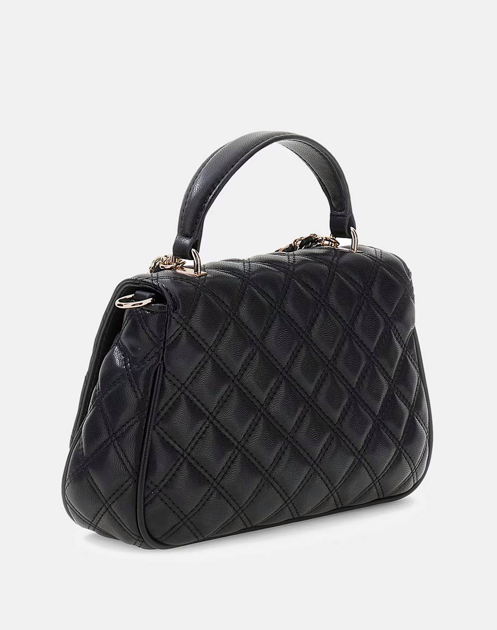 GUESS GIULLY II TOP HANDLE FLAP ΤΣΑΝΤΑ ΓΥΝΑΙΚΕΙΟ HWQG9673190-BLA Black