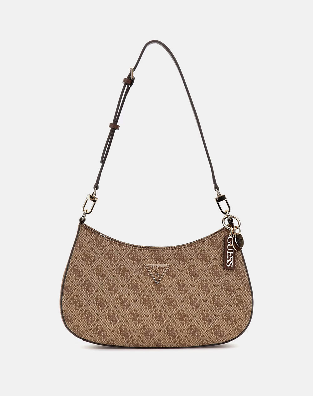 GUESS NOELLE II TOP ZIP SHOULDER BAG ΤΣΑΝΤΑ ΓΥΝΑΙΚΕΙΟ HWBG9672180-LGW Biege