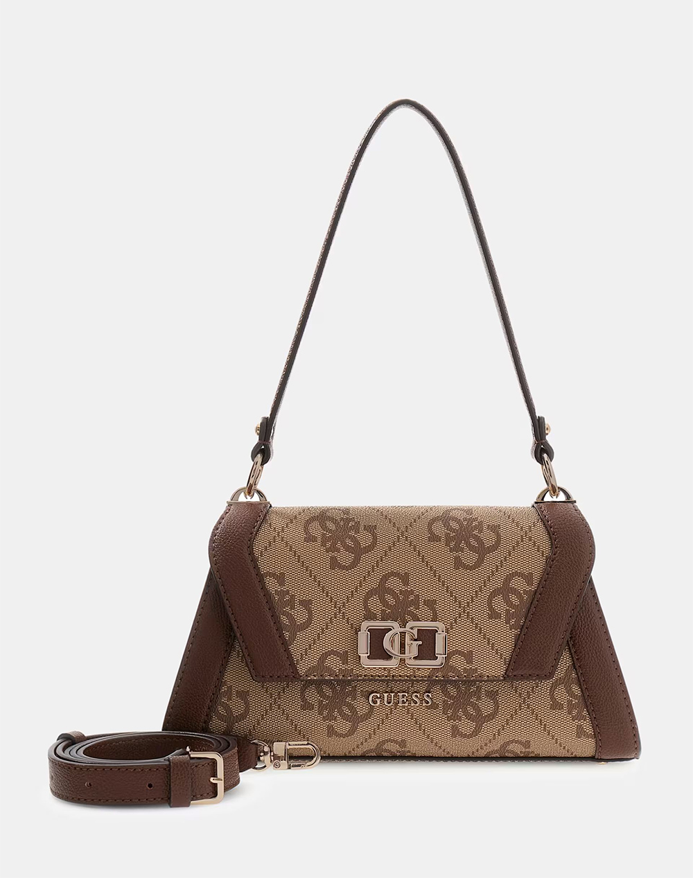 GUESS KARNILLA LOGO FLAP SHLDR BAG ΤΣΑΝΤΑ ΓΥΝΑΙΚΕΙΟ HWOS9901190-LGW Mixed