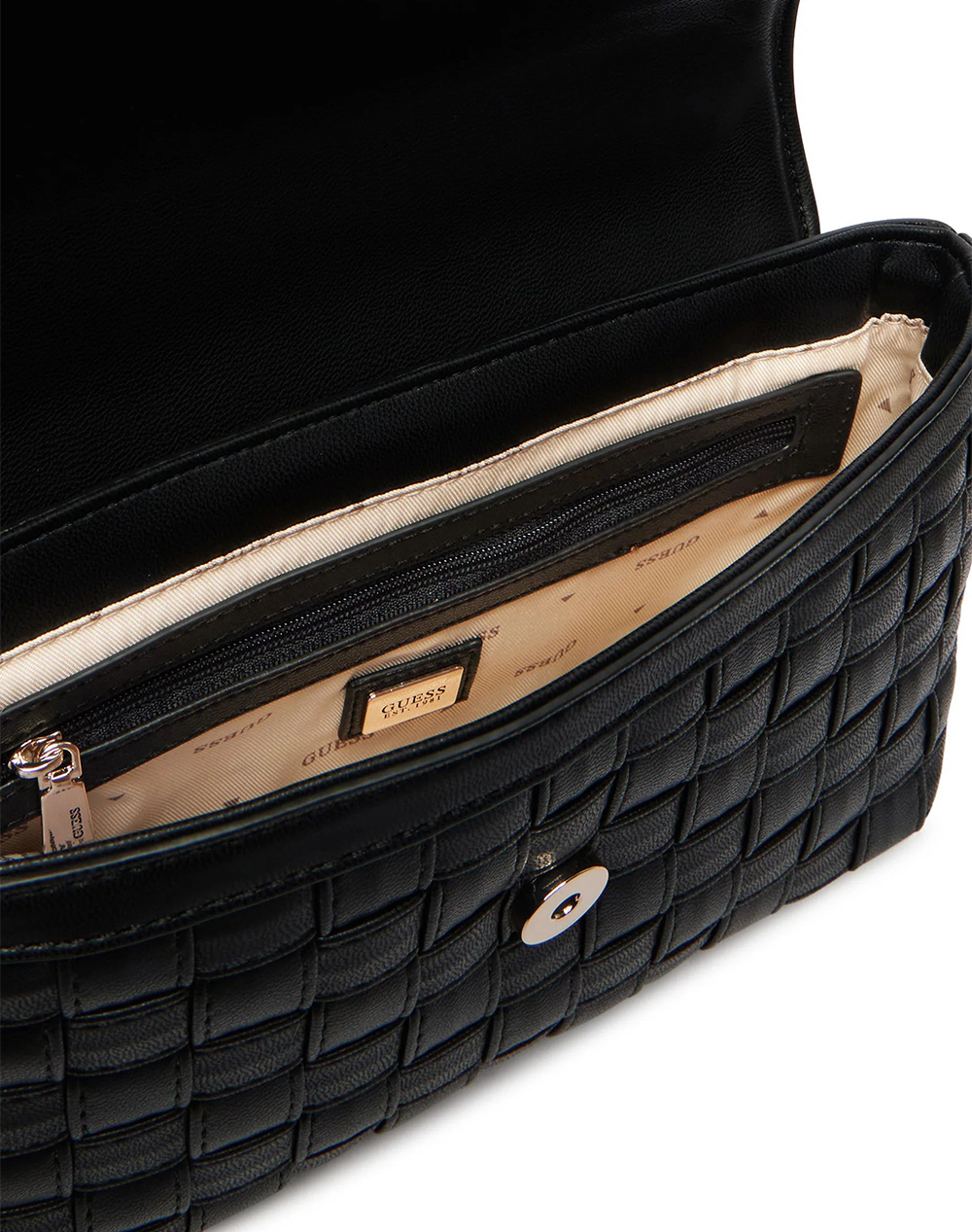 Guess Sandy Convertible Xbody Flap Τσάντα Γυναικείο Hwwg8418210-Bla Black Γυναικεία αξεσουάρ τσάντες Politikos Shop Πολιτικός
