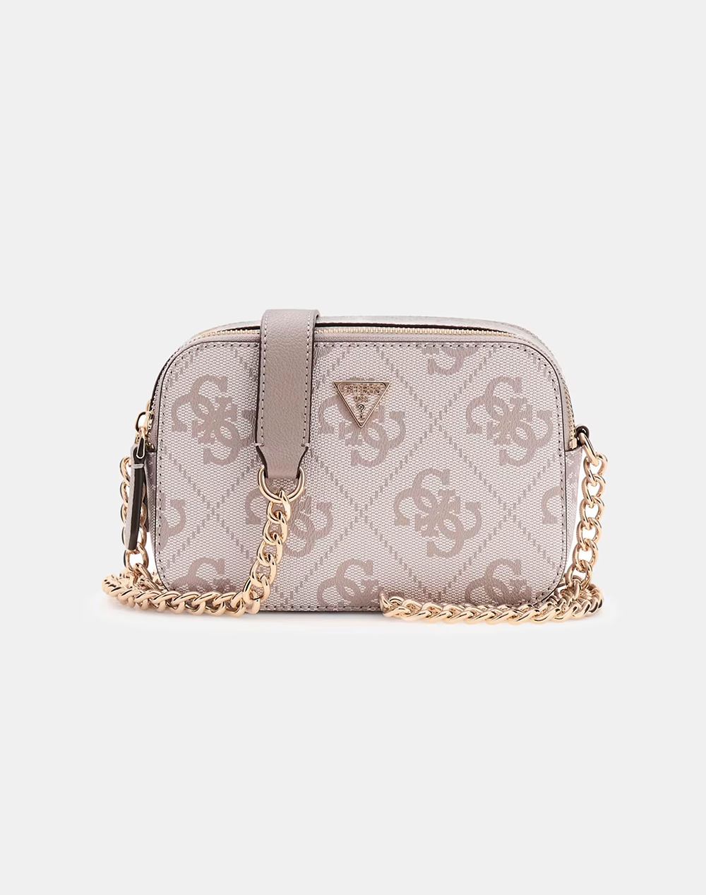 GUESS NOELLE II CROSSBODY CAMERA ΤΣΑΝΤΑ ΓΥΝΑΙΚΕΙΟ HWSO9672140-DKO Ecru