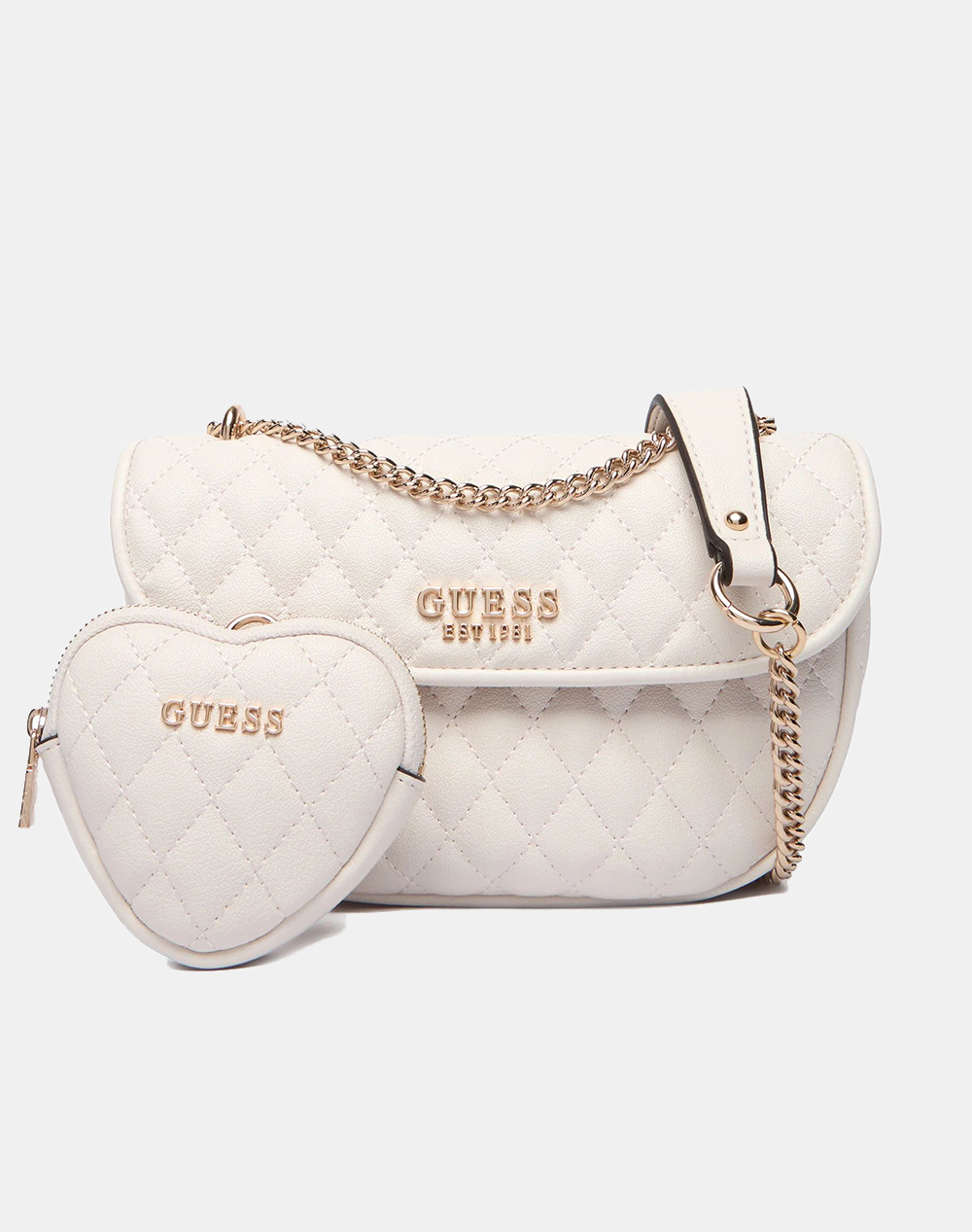 GUESS ATABEY CONVERTIBLE XBODY FLAP ΤΣΑΝΤΑ ΓΥΝΑΙΚΕΙΟ HWQG9894210-OFF OffWhite