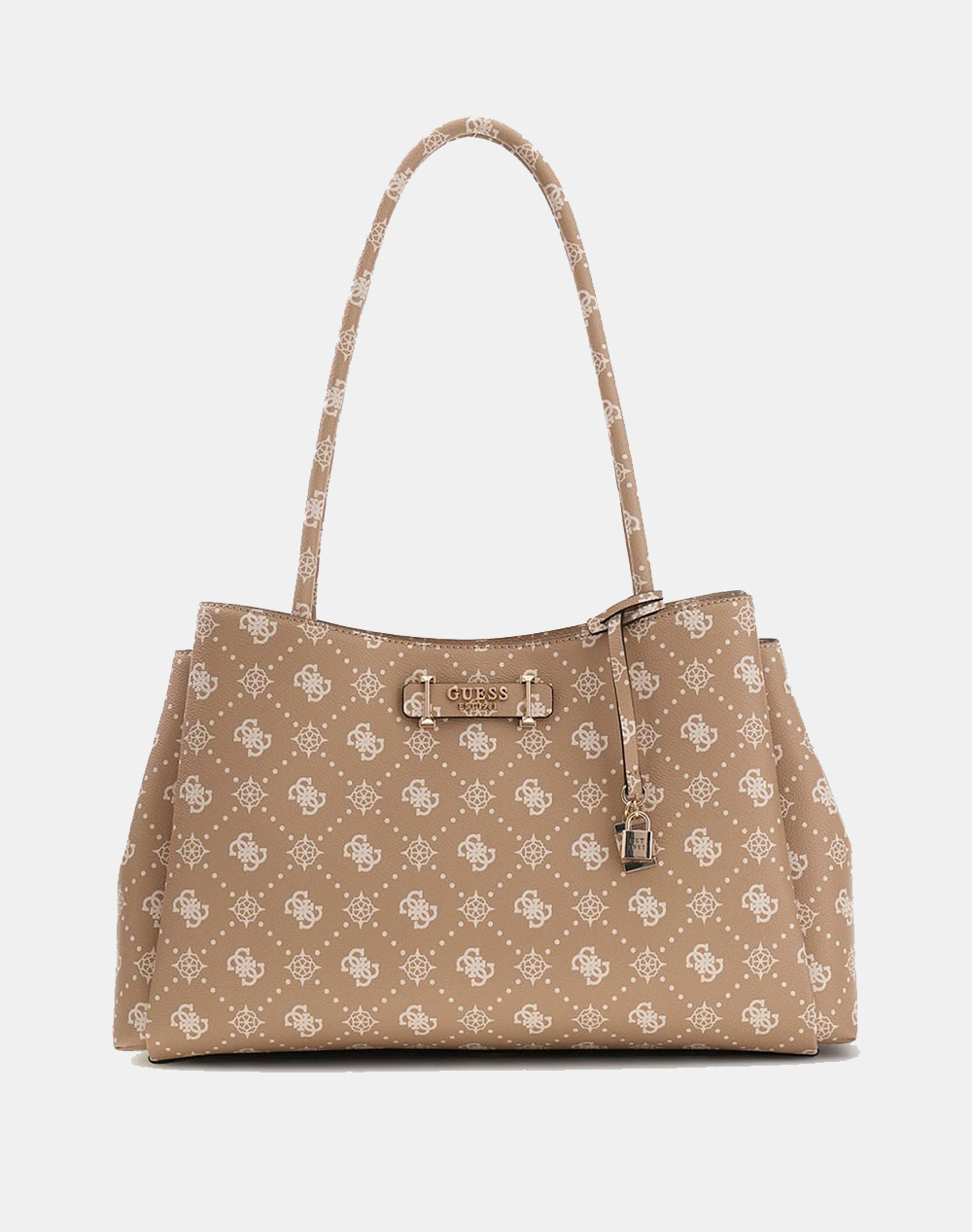 GUESS CARRIE LOGO GRLFRND CARRYALL ΤΣΑΝΤΑ ΓΥΝΑΙΚΕΙΟ HWGP9898220-BSG Biege
