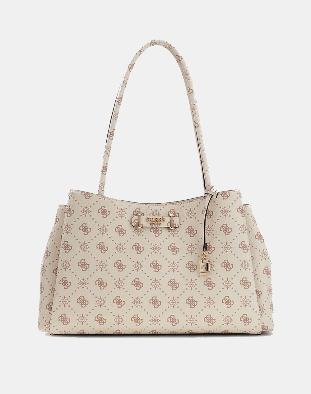 GUESS CARRIE LOGO GRLFRND CARRYALL ΤΣΑΝΤΑ ΓΥΝΑΙΚΕΙΟ HWGP9898220-VNO Cream